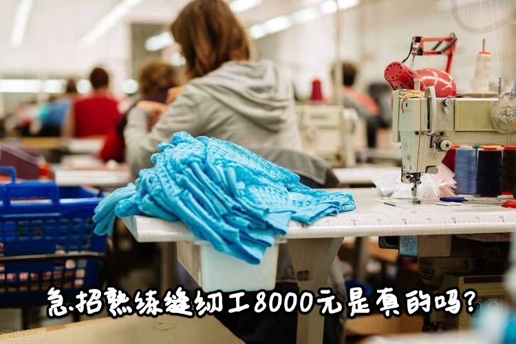 急招熟练缝纫工8000元是真的吗?